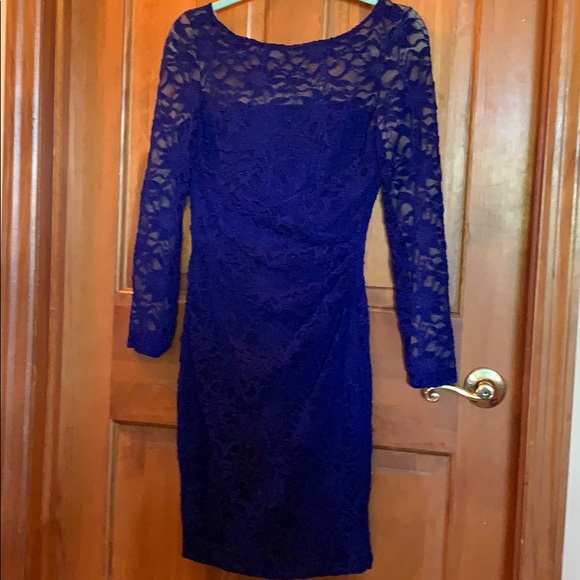 Ralph Lauren Dresses & Skirts - Ralph Lauren Blue Lace Cocktaildress